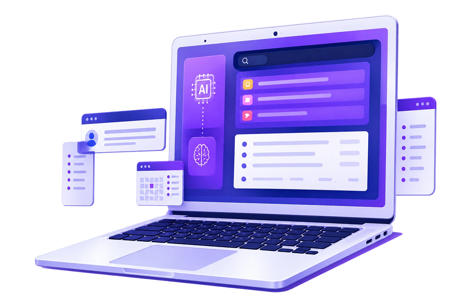 Web project illustration